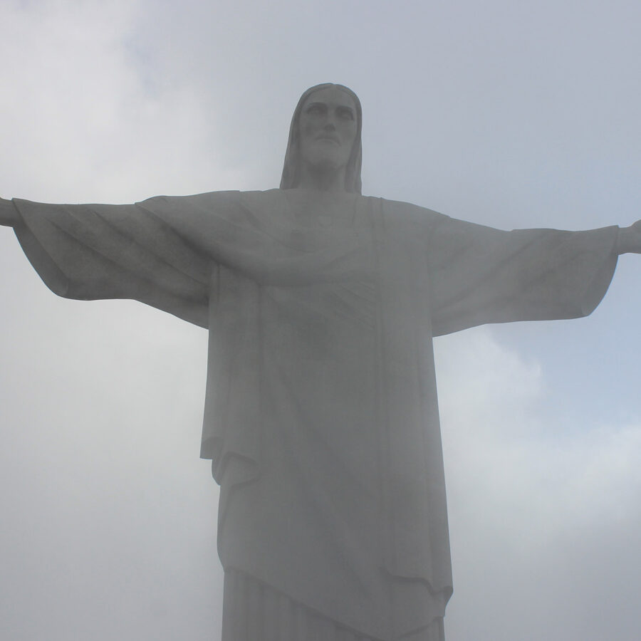 The Christ the Redeemer statue in Rio de Janeiro