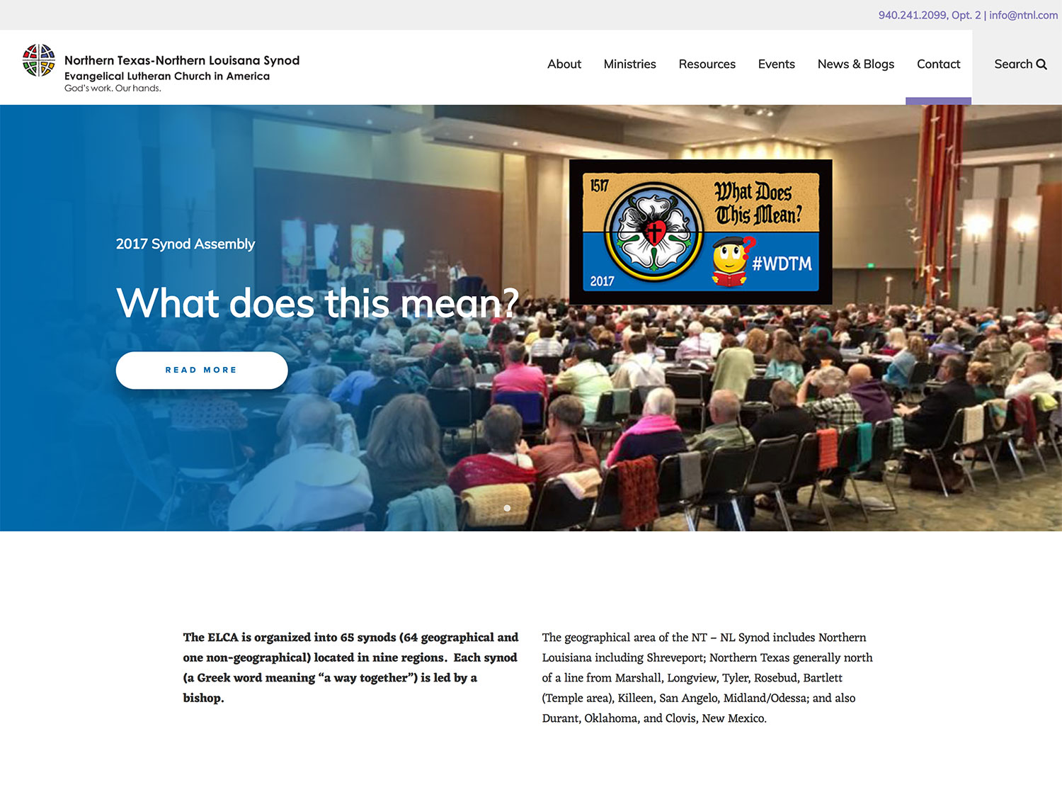 Northern Texas-Northern Louisiana Synod homepage