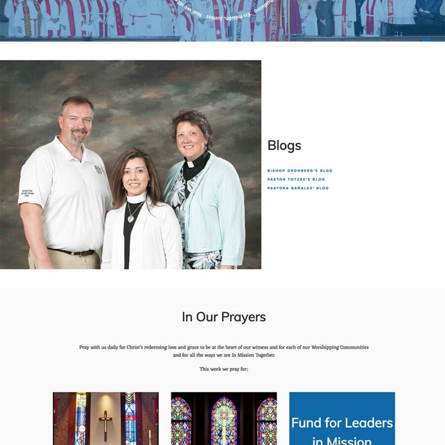 Home page for the Northern Texas-Northern Louisiana Synod website