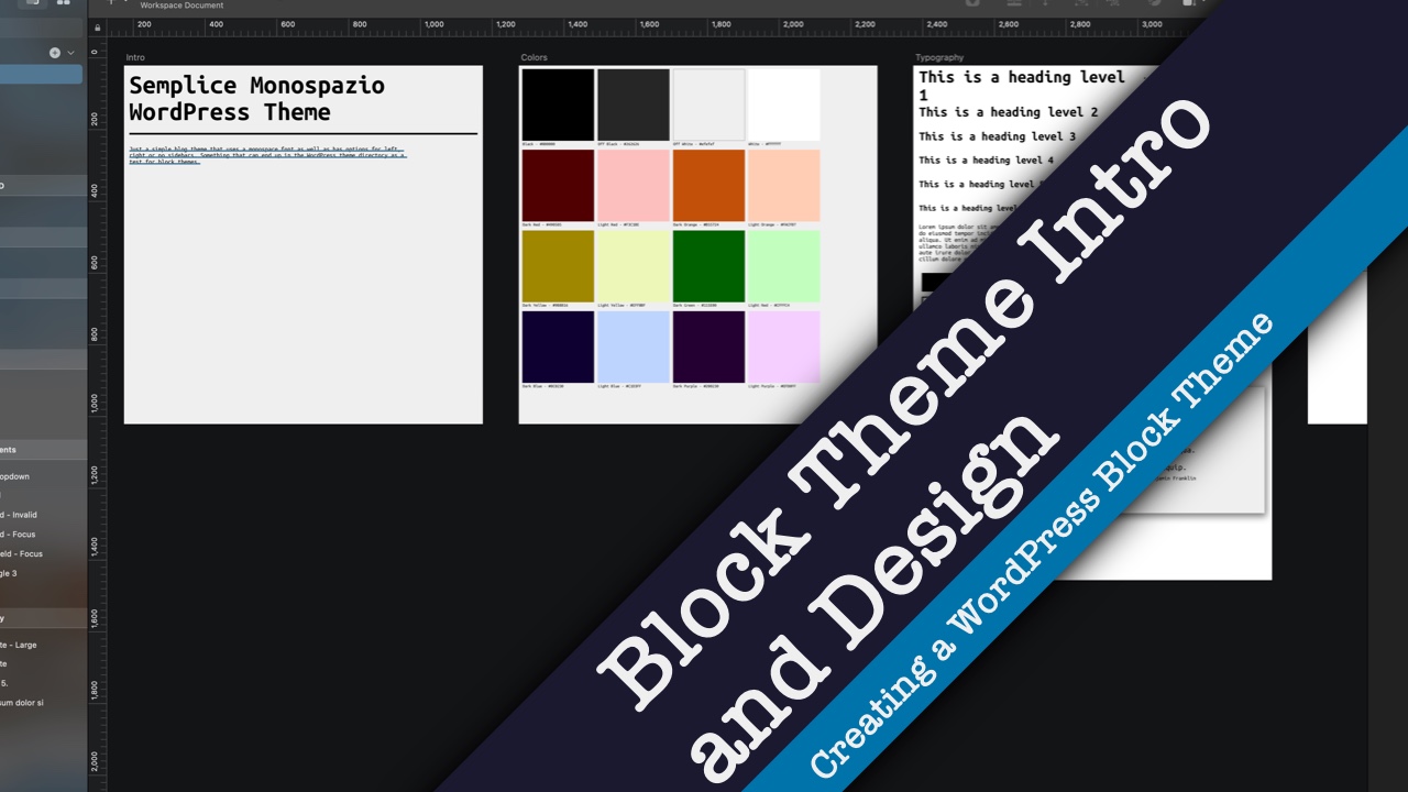 Block Theme Intro and Design