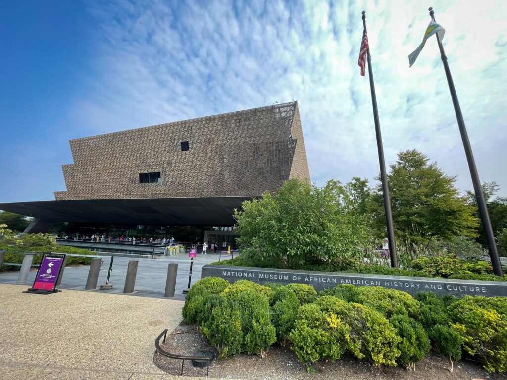 The National Museum of African American History and Culture building